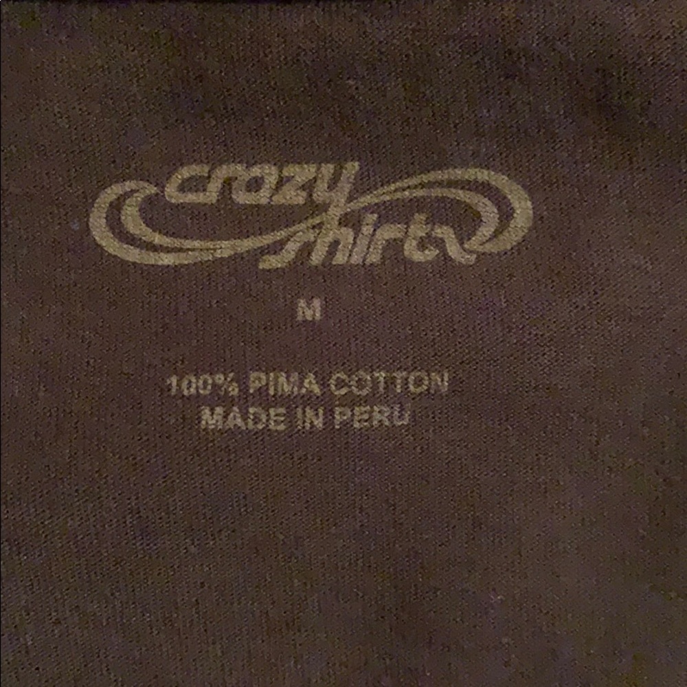 Brown Printed V-Neck T-shirt - Picture 4 of 4